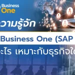 ทำความรู้จัก SAP Business One (SAP B1) คืออะไร เหมาะกับธุรกิจใด